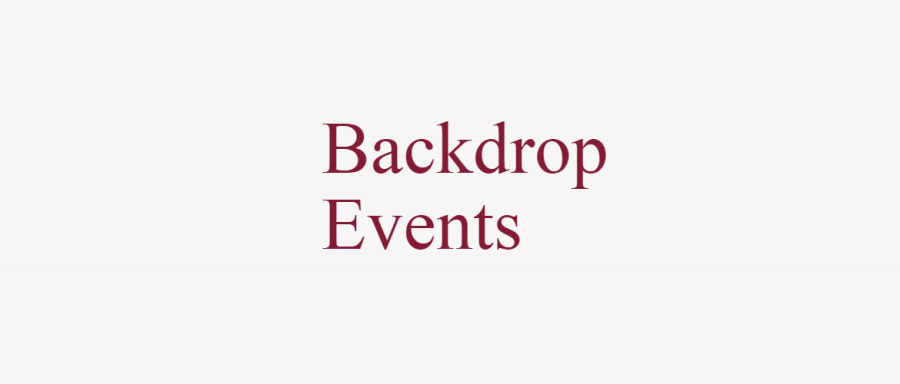 BACKDROP EVENTS